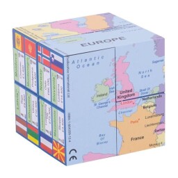 Kniha v kostce Mapa Evropy